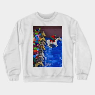 Toy Race Horse Game Crewneck Sweatshirt